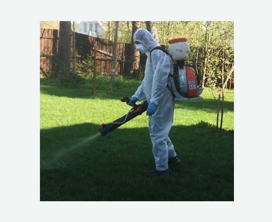 Обработка территории от клещей в Немане